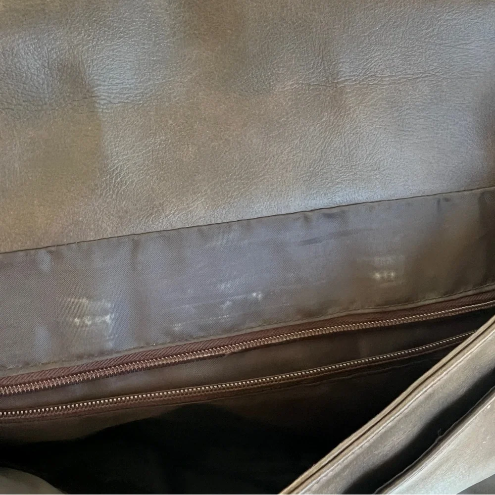 Singularity University Messenger Bag Genuine Leather Travel Laptop Shoulder Bag